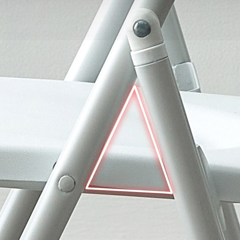 Contemporary Single da 16,5 "wide poltrone in metallo a colori solidi con gambe