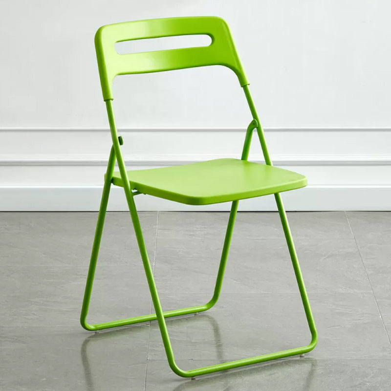 Contemporary Single da 16,5 "wide poltrone in metallo a colori solidi con gambe