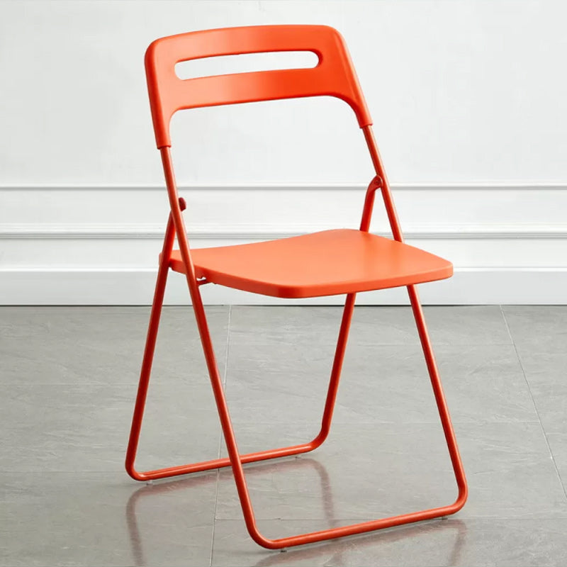 Contemporary Single da 16,5 "wide poltrone in metallo a colori solidi con gambe