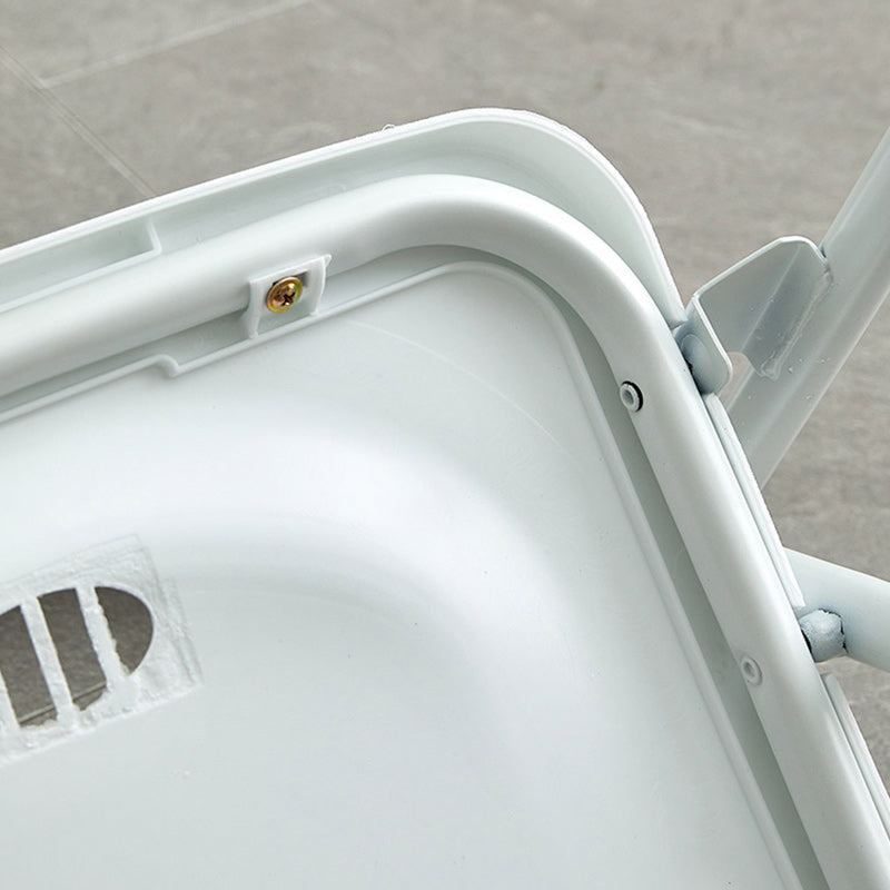 Contemporary Single da 16,5 "wide poltrone in metallo a colori solidi con gambe