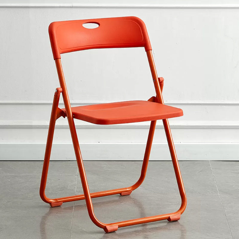 Contemporary Single da 16,5 "wide poltrone in metallo a colori solidi con gambe