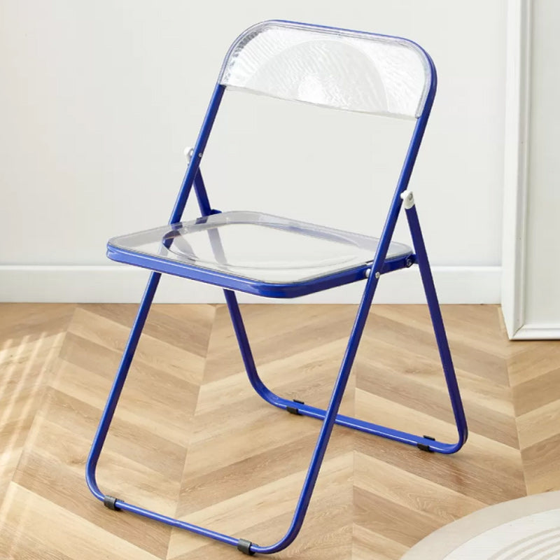 Contemporary Single da 16,5 "wide poltrone in metallo a colori solidi con gambe