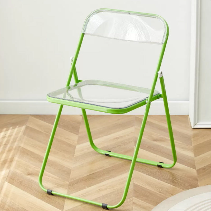 Contemporary Single da 16,5 "wide poltrone in metallo a colori solidi con gambe