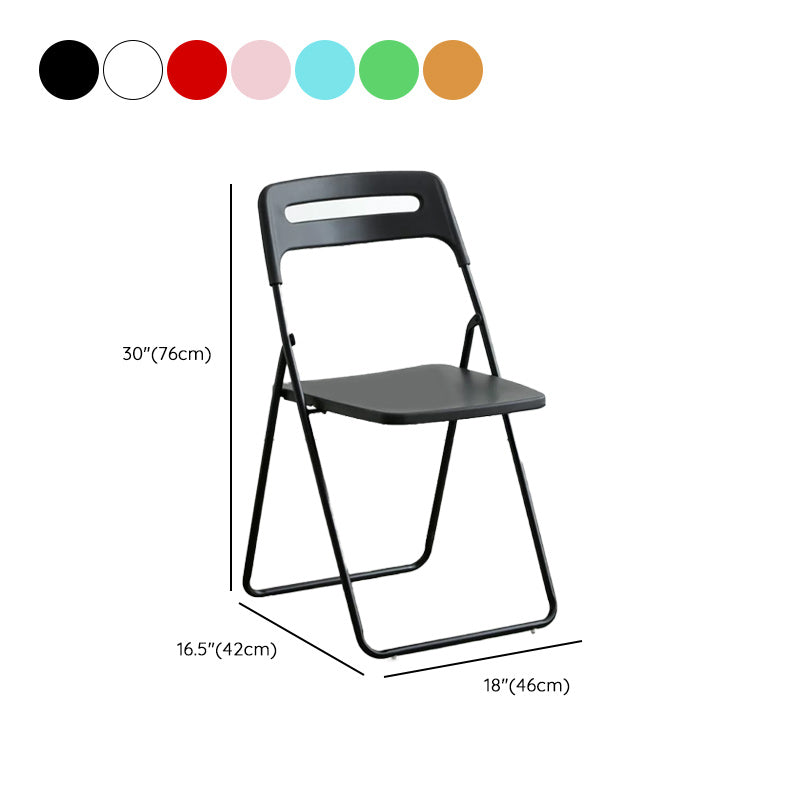 Contemporary Single da 16,5 "wide poltrone in metallo a colori solidi con gambe