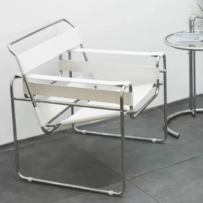 Contemporary Metal Single Standard Recliner Standard Solid Color with Legs Regular Beige Clearhalo 'Chairs & Seating' 'furn' 'furn_recliners' 'Furniture' 'Living Room Furniture' 'Recliners' 7791961