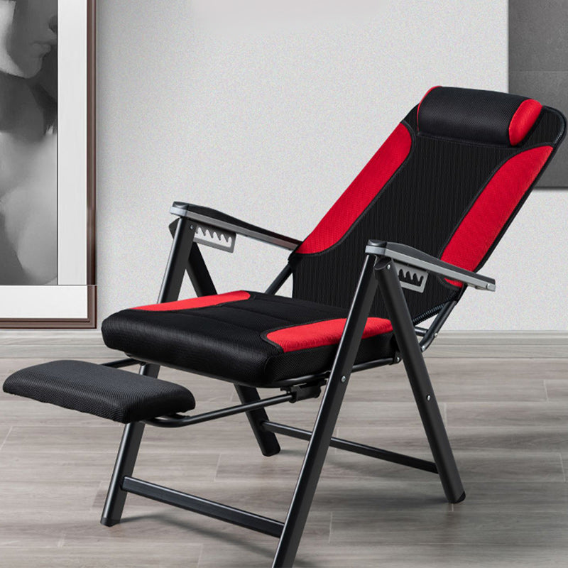 Standard manuale di reclinabile singolo in metallo contemporaneo con braccio