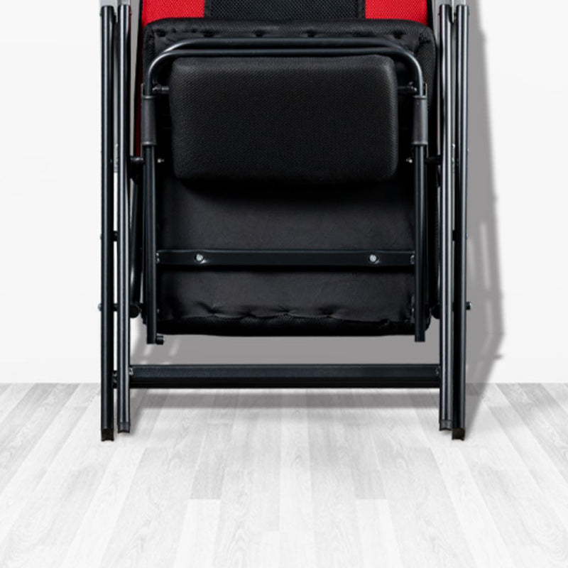 Standard manuale di reclinabile singolo in metallo contemporaneo con braccio