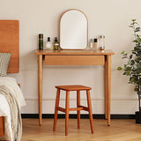 Specchio in piedi in legno solido naturale 1 tavolo da scrivania del trucco cassetto