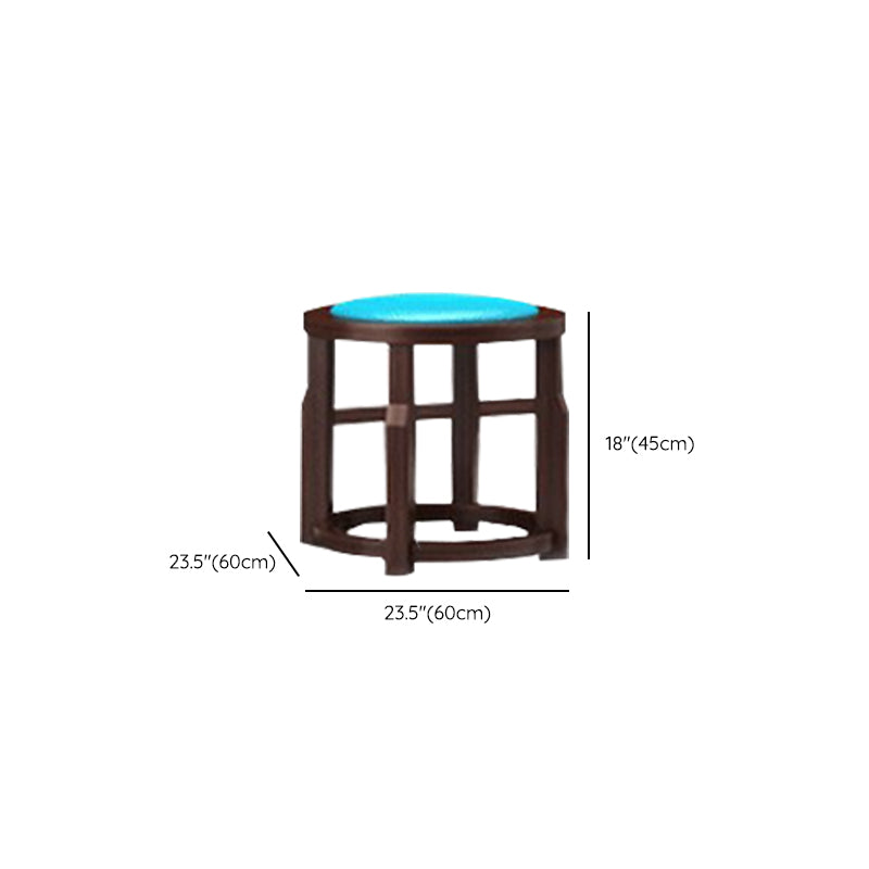 Bruin massief hout staan ​​2 lade ijdelheid kleedtafel set