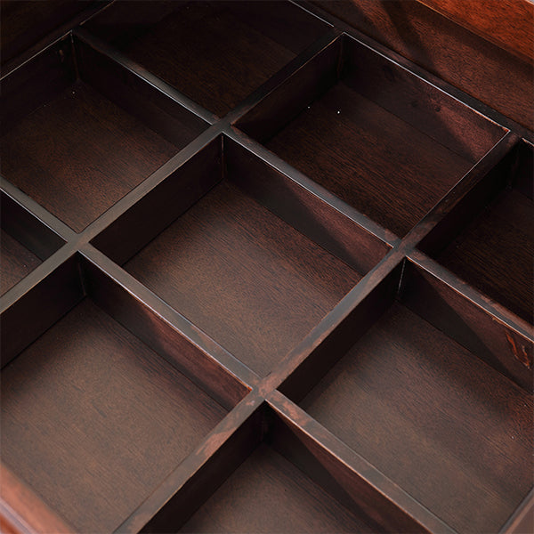 Flip-top 3 lade vaste houten make-up make-upkruidtafel set