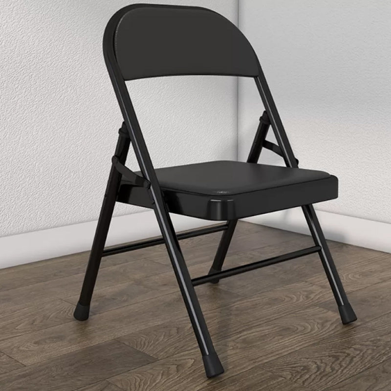 Sedia reclinabile interno in metallo contemporaneo di colore solido con gambe