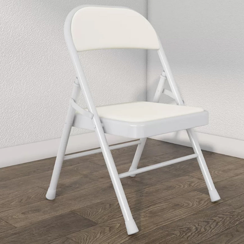 Sedia reclinabile interno in metallo contemporaneo di colore solido con gambe