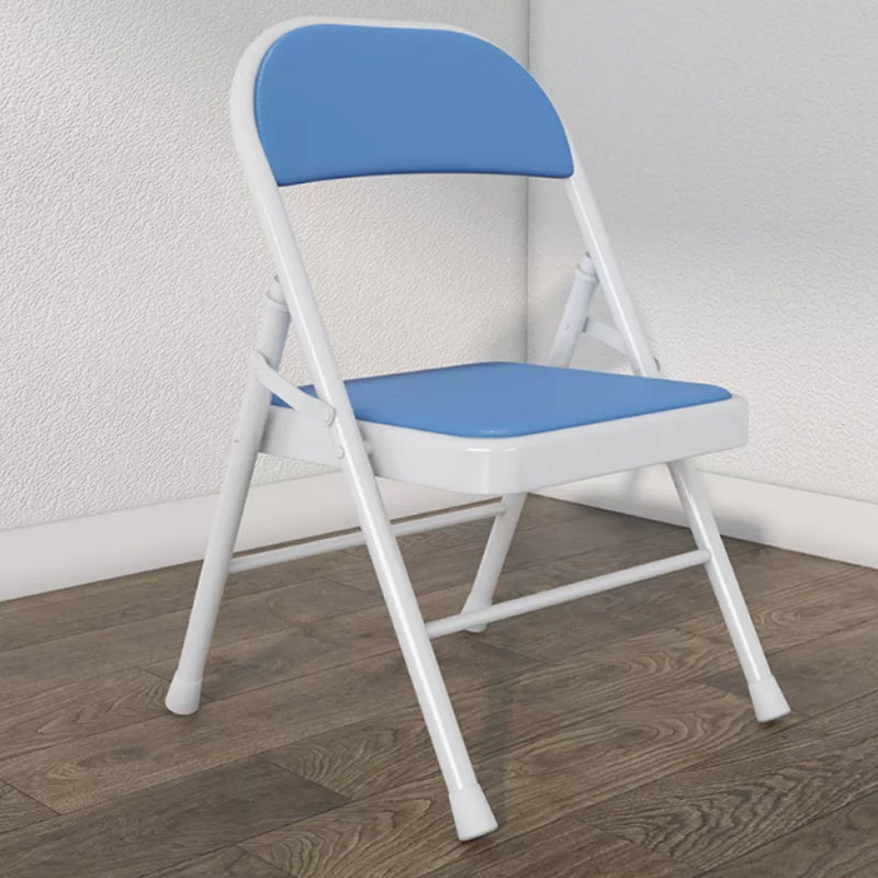 Sedia reclinabile interno in metallo contemporaneo di colore solido con gambe