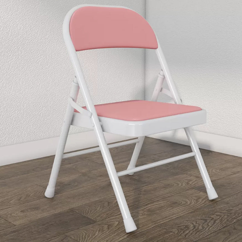 Sedia reclinabile interno in metallo contemporaneo di colore solido con gambe