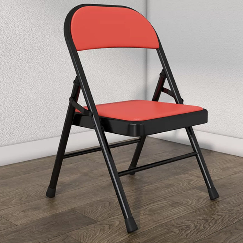 Sedia reclinabile interno in metallo contemporaneo di colore solido con gambe