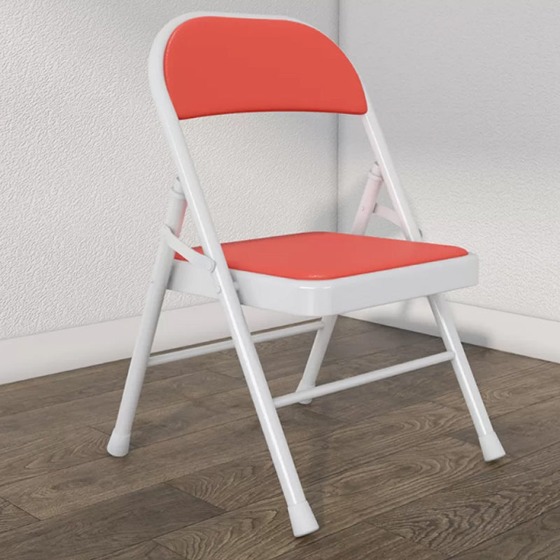 Sedia reclinabile interno in metallo contemporaneo di colore solido con gambe