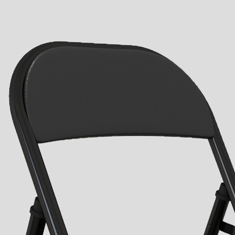 Sedia reclinabile interno in metallo contemporaneo di colore solido con gambe