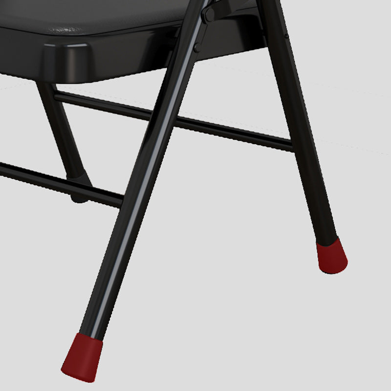 Sedia reclinabile interno in metallo contemporaneo di colore solido con gambe