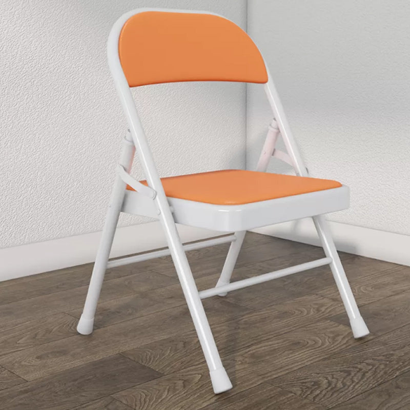 Sedia reclinabile interno in metallo contemporaneo di colore solido con gambe