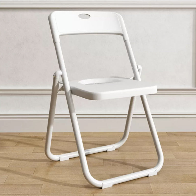 Sedia reclinabile interno in metallo contemporaneo di colore solido con gambe