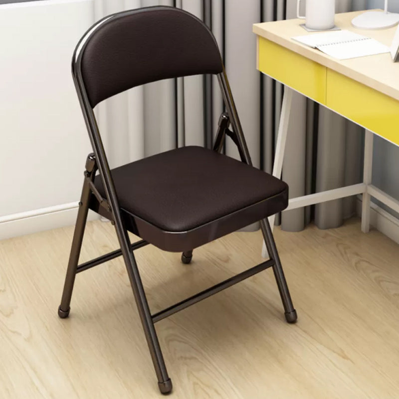 Contemporary Single Indoor Recliner Chair Standard Metal Solid Color with Legs Black PU（Polyurethane） Clearhalo 'Chairs & Seating' 'furn' 'furn_recliners' 'Furniture' 'Living Room Furniture' 'Recliners' 7792255