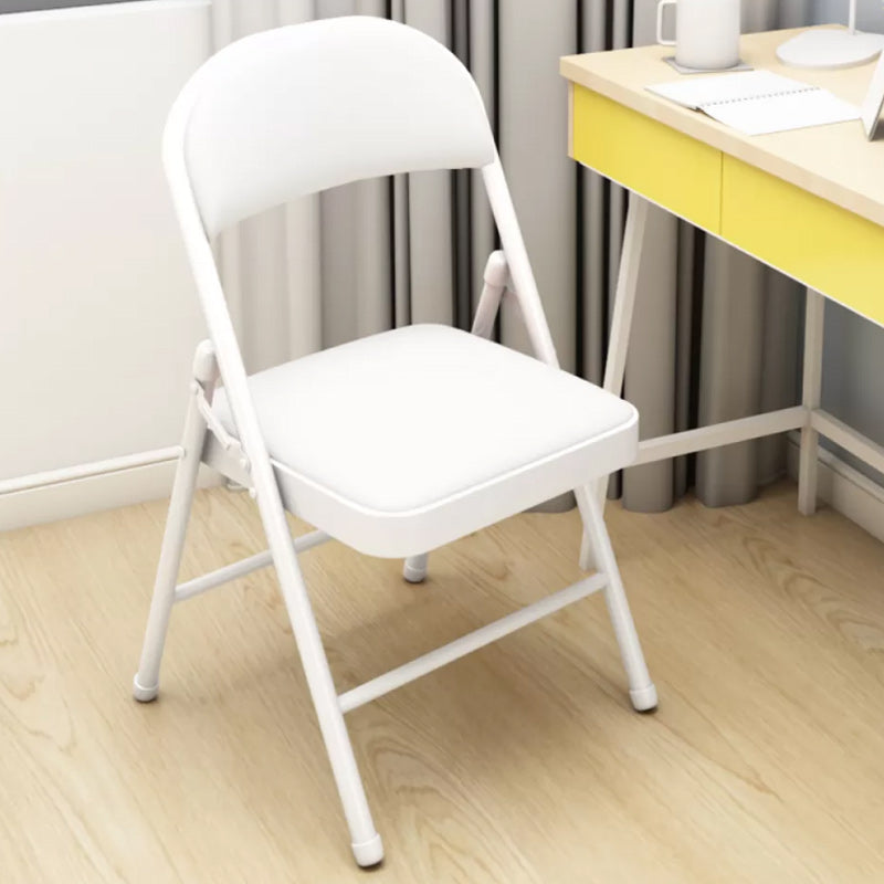 Contemporary Single Indoor Recliner Chair Standard Metal Solid Color with Legs White PU（Polyurethane） Clearhalo 'Chairs & Seating' 'furn' 'furn_recliners' 'Furniture' 'Living Room Furniture' 'Recliners' 7792257