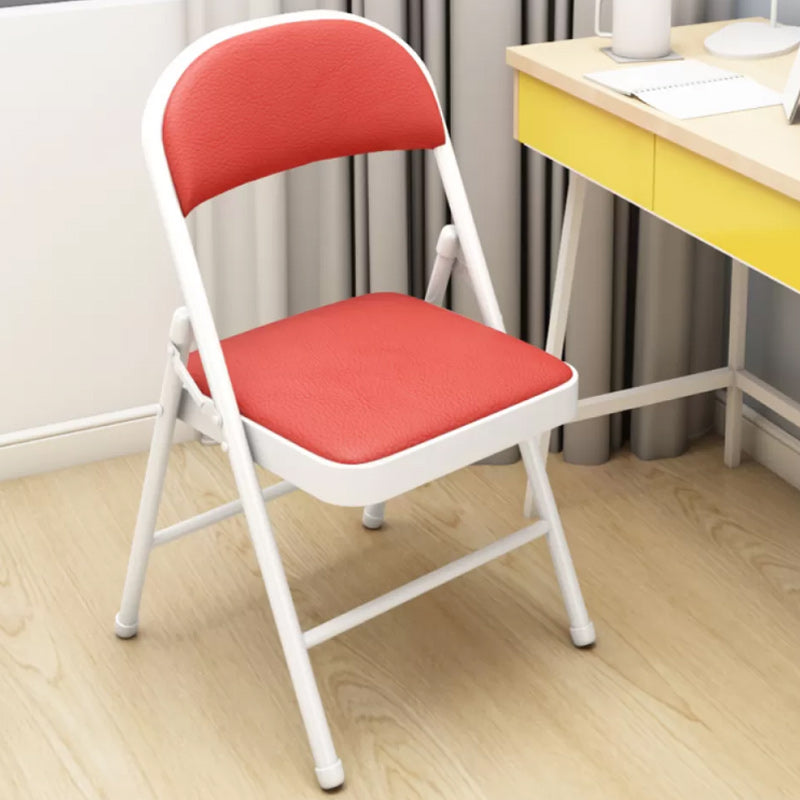 Contemporary Single Indoor Recliner Chair Standard Metal Solid Color with Legs Red PU（Polyurethane） Clearhalo 'Chairs & Seating' 'furn' 'furn_recliners' 'Furniture' 'Living Room Furniture' 'Recliners' 7792258