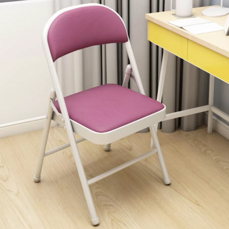 Contemporary Single Indoor Recliner Chair Standard Metal Solid Color with Legs Purple PU（Polyurethane） Clearhalo 'Chairs & Seating' 'furn' 'furn_recliners' 'Furniture' 'Living Room Furniture' 'Recliners' 7792264