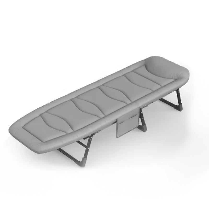 Sedia reclinabile al coperto di metallo contemporaneo standard di colore solido con gambe