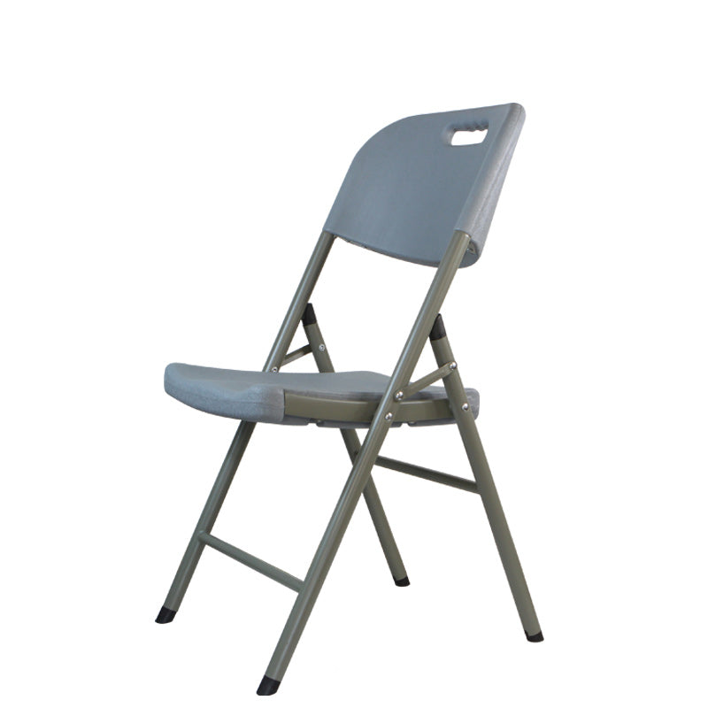 Sedia reclinabile in plastica contemporanea standard a colore singolo con gambe