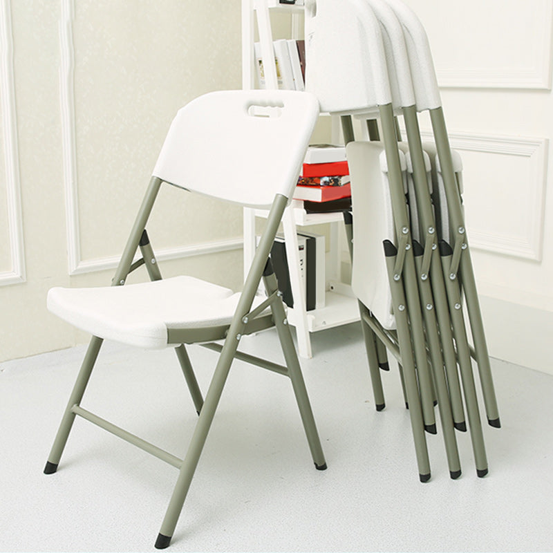 Sedia reclinabile in plastica contemporanea standard a colore singolo con gambe