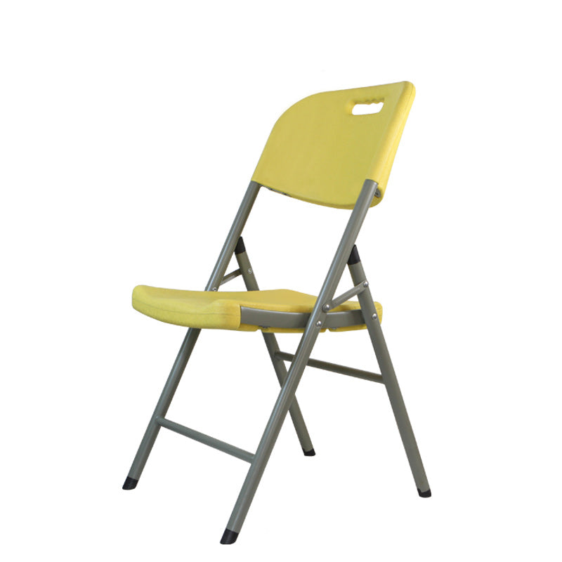 Sedia reclinabile in plastica contemporanea standard a colore singolo con gambe