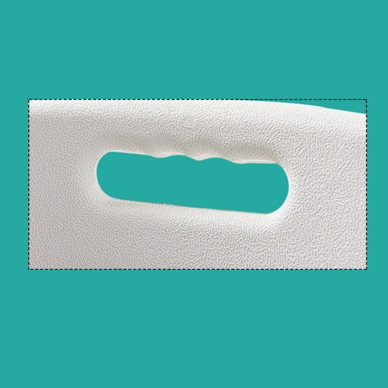 Sedia reclinabile in plastica contemporanea standard a colore singolo con gambe