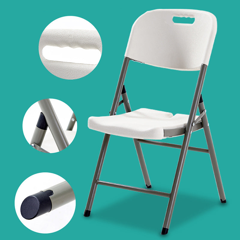 Sedia reclinabile in plastica contemporanea standard a colore singolo con gambe