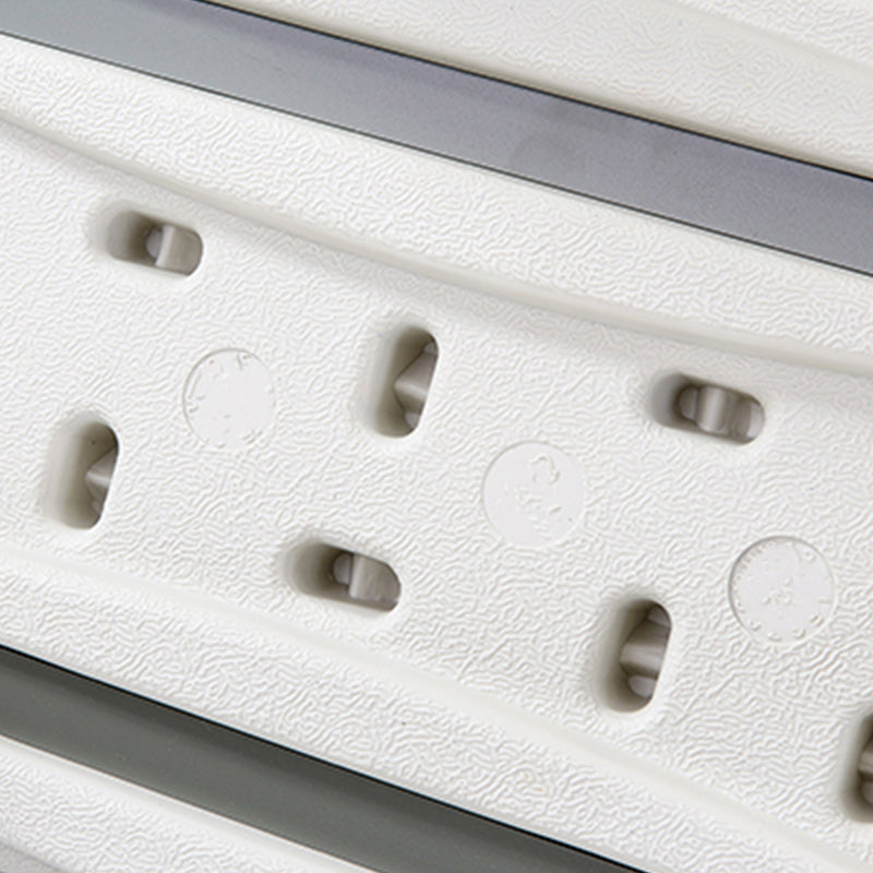 Sedia reclinabile in plastica contemporanea standard a colore singolo con gambe