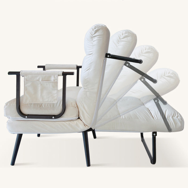 Contemporary Indoor Recliner Chair Solid Single Color Standard with Arm Clearhalo 'Chairs & Seating' 'furn' 'furn_recliners' 'Furniture' 'Living Room Furniture' 'Recliners' 7792383