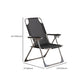 Contemporary Metal Indoor Ergonimic Recliner Position Lock Standard Linen Blend Clearhalo 'Chairs & Seating' 'furn' 'furn_recliners' 'Furniture' 'Living Room Furniture' 'Recliners' 7792434