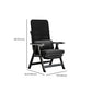 Contemporary Indoor Upholstered Ergonimic Recliner Solid Color Standard with Arm Clearhalo 'Chairs & Seating' 'furn' 'furn_recliners' 'Furniture' 'Living Room Furniture' 'Recliners' 7792471