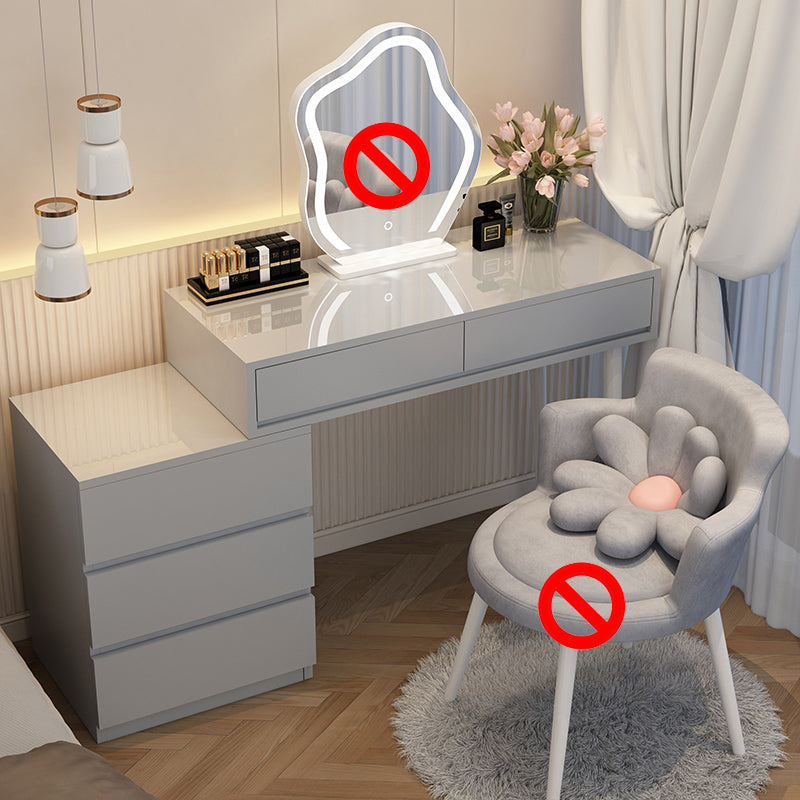 Hedendaagse eenvoudige make -up van ijdelheid Make -upkapida met opbergladen