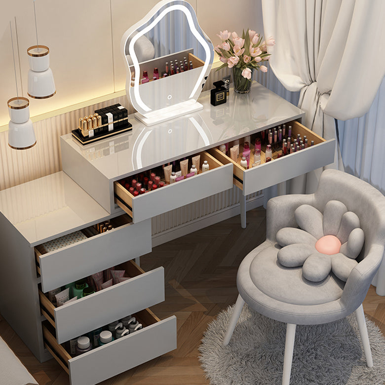 Hedendaagse eenvoudige make -up van ijdelheid Make -upkapida met opbergladen