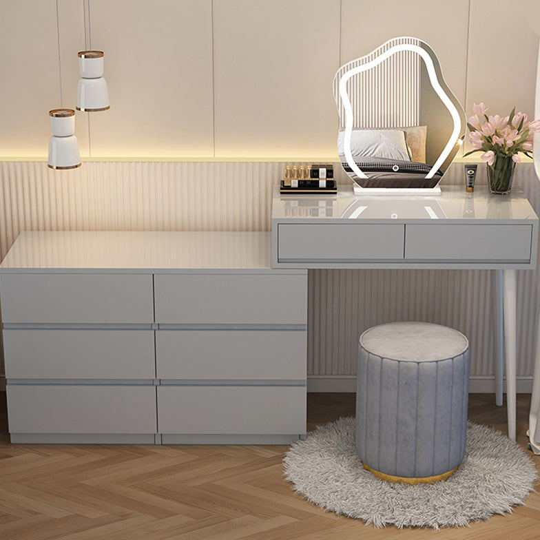 Hedendaagse eenvoudige make -up van ijdelheid Make -upkapida met opbergladen