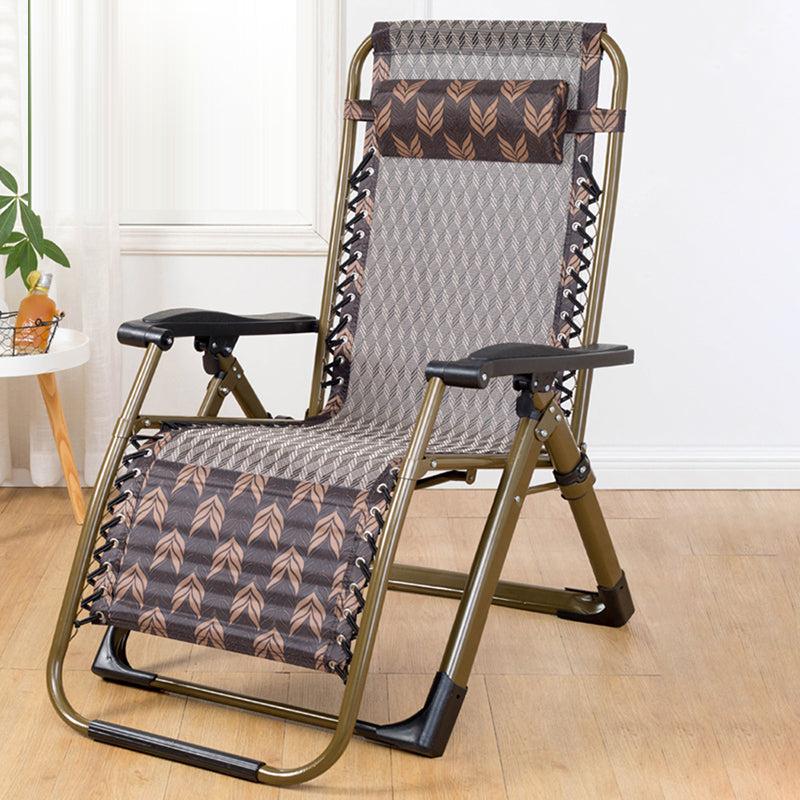 Hedendaagse enkele ergonimic -recliner met metalen metalen vaste kleur