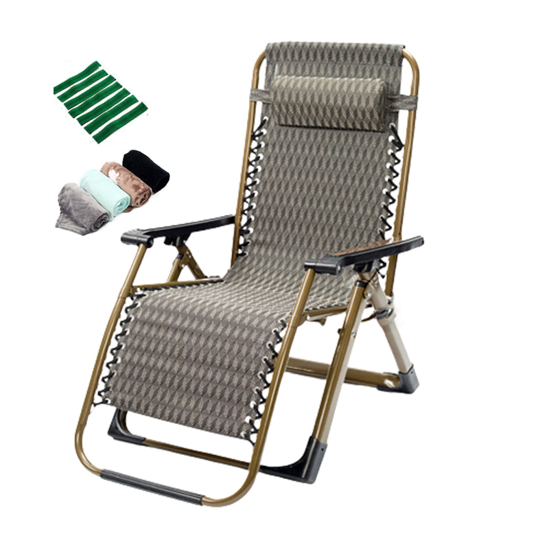 Hedendaagse enkele ergonimic -recliner met metalen metalen vaste kleur