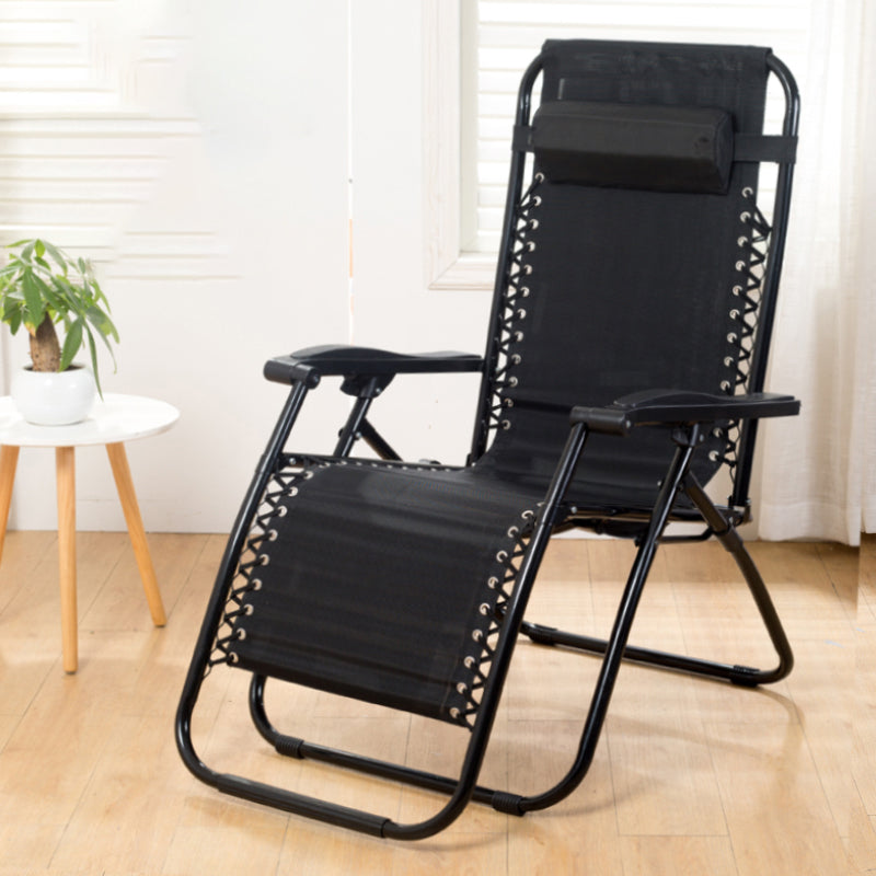 Metal Single Ergonimic Recliner with Arm Contemporary Standard (No Motion) Clearhalo 'Chairs & Seating' 'furn' 'furn_recliners' 'Furniture' 'Living Room Furniture' 'Recliners' 7792853