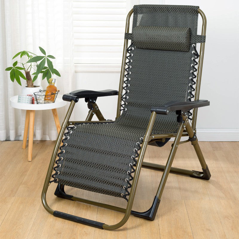 Metal Single Ergonimic Recliner with Arm Contemporary Standard (No Motion) Clearhalo 'Chairs & Seating' 'furn' 'furn_recliners' 'Furniture' 'Living Room Furniture' 'Recliners' 7792855