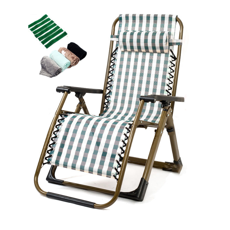 Metal Single Ergonimic Recliner with Arm Contemporary Standard (No Motion) Rocking Chair & Impregnated Bandage White Clearhalo 'Chairs & Seating' 'furn' 'furn_recliners' 'Furniture' 'Living Room Furniture' 'Recliners' 7792864