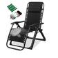 Metal Single Ergonimic Recliner with Arm Contemporary Standard (No Motion) Recliner & Impregnated Bandage & Blanket Black Clearhalo 'Chairs & Seating' 'furn' 'furn_recliners' 'Furniture' 'Living Room Furniture' 'Recliners' 7792867