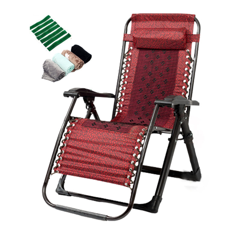 Metal Single Ergonimic Recliner with Arm Contemporary Standard (No Motion) Recliner & Impregnated Bandage & Blanket Red Clearhalo 'Chairs & Seating' 'furn' 'furn_recliners' 'Furniture' 'Living Room Furniture' 'Recliners' 7792868