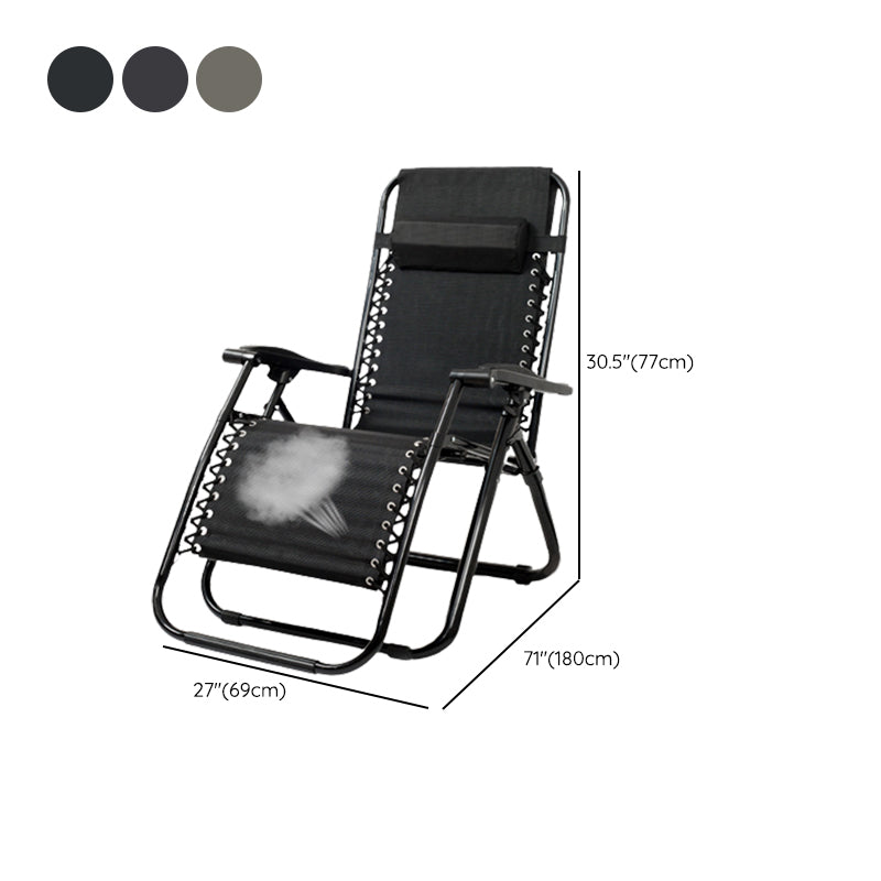 Metal Single Ergonimic Recliner with Arm Contemporary Standard (No Motion) Clearhalo 'Chairs & Seating' 'furn' 'furn_recliners' 'Furniture' 'Living Room Furniture' 'Recliners' 7792872