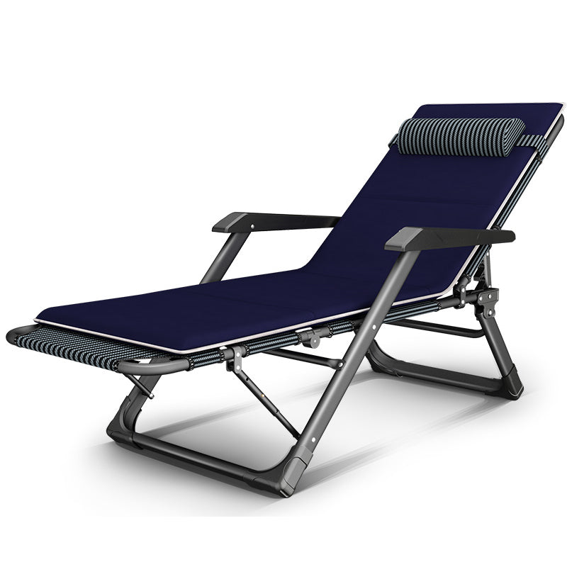 Sedia reclinabile contemporanea con movimento del piede indipendente e blocco della posizione